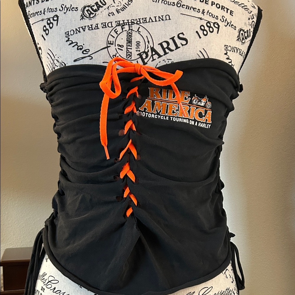 Harley 'Ride America' Strapless Top - Picture 8 of 12
